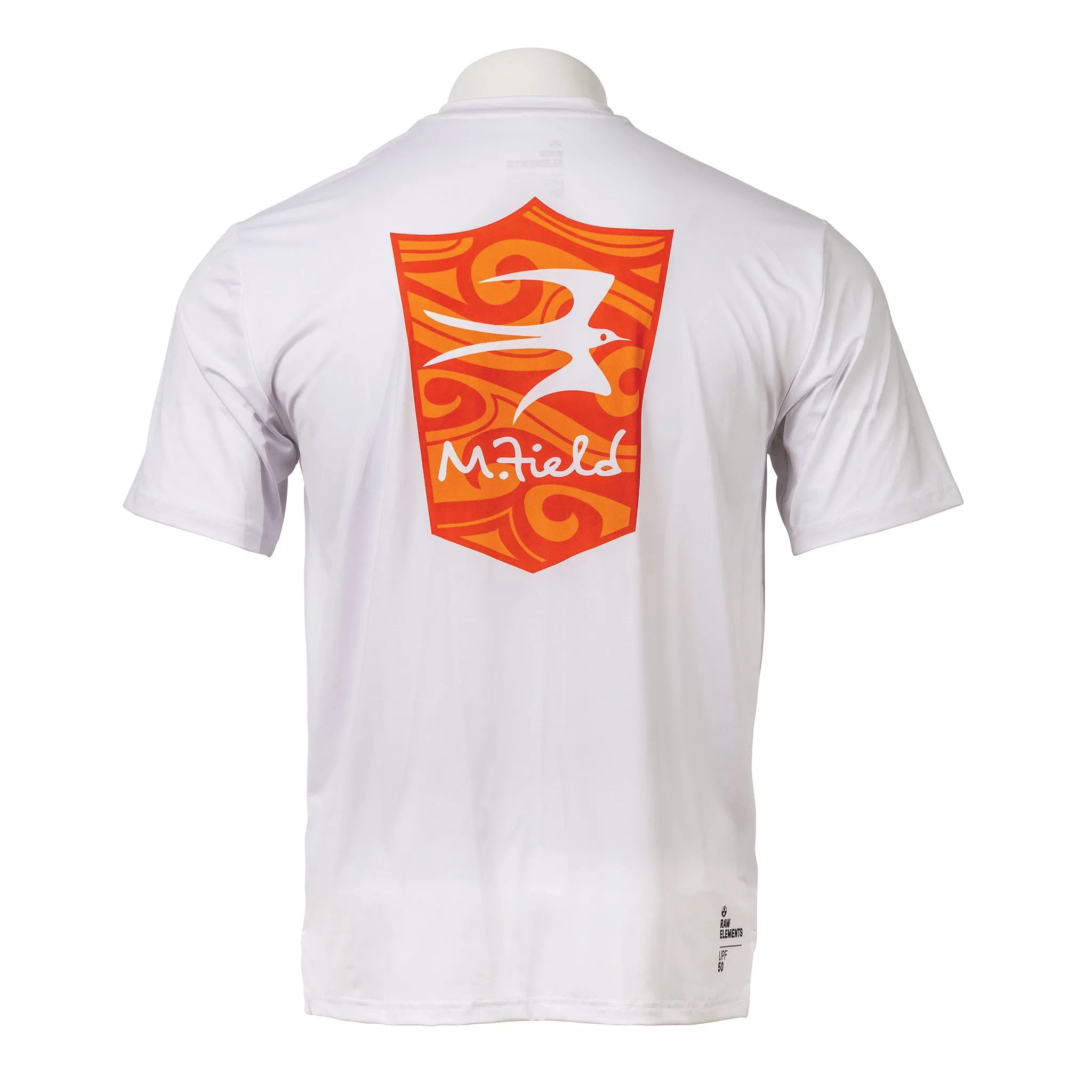 MIKE FIELD RED SHIELD SHORT SLEEVE SUNSHIRT