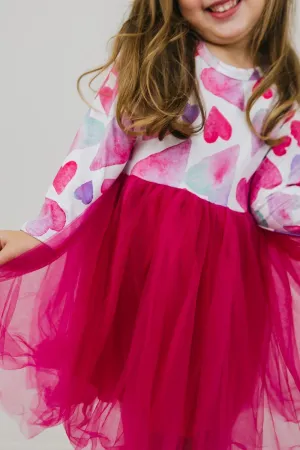 Mila & Rose Light Hearted L/S Tutu Dress