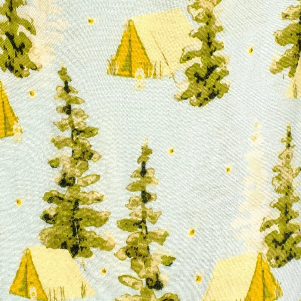 Milkbarn - Long Sleeve Bamboo Onesie - Camping