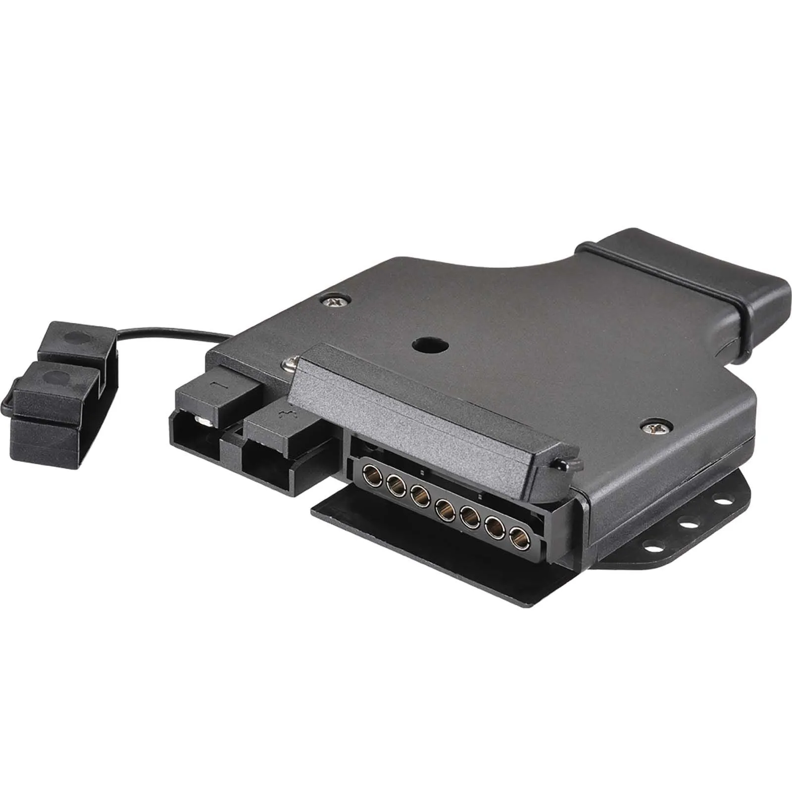 Narva 7 Pin Flat Trailer Socket With Heavy Duty Connector