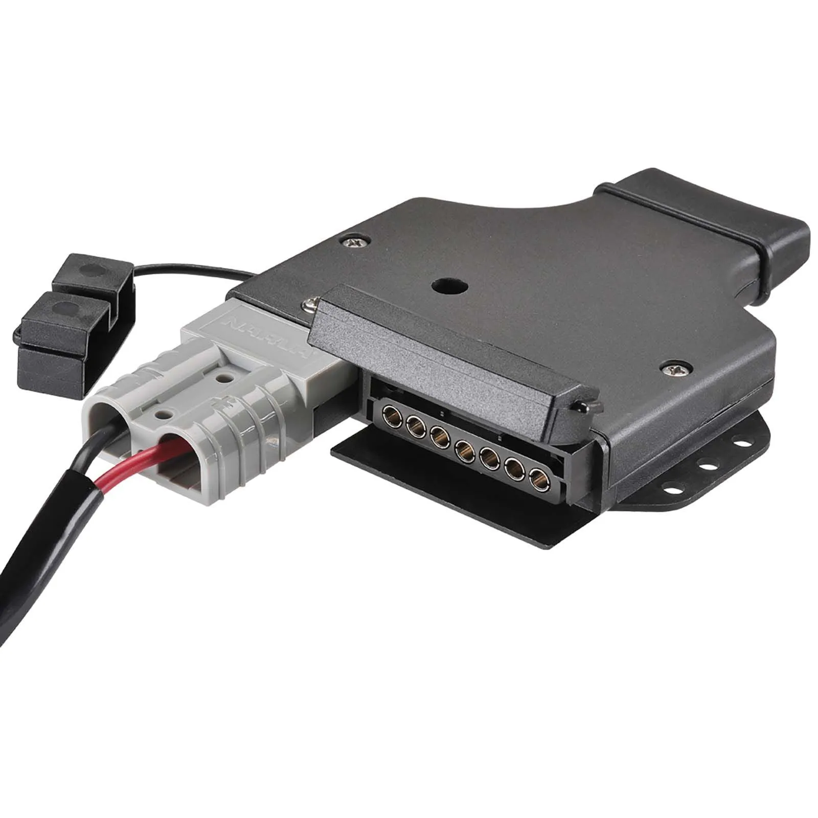 Narva 7 Pin Flat Trailer Socket With Heavy Duty Connector