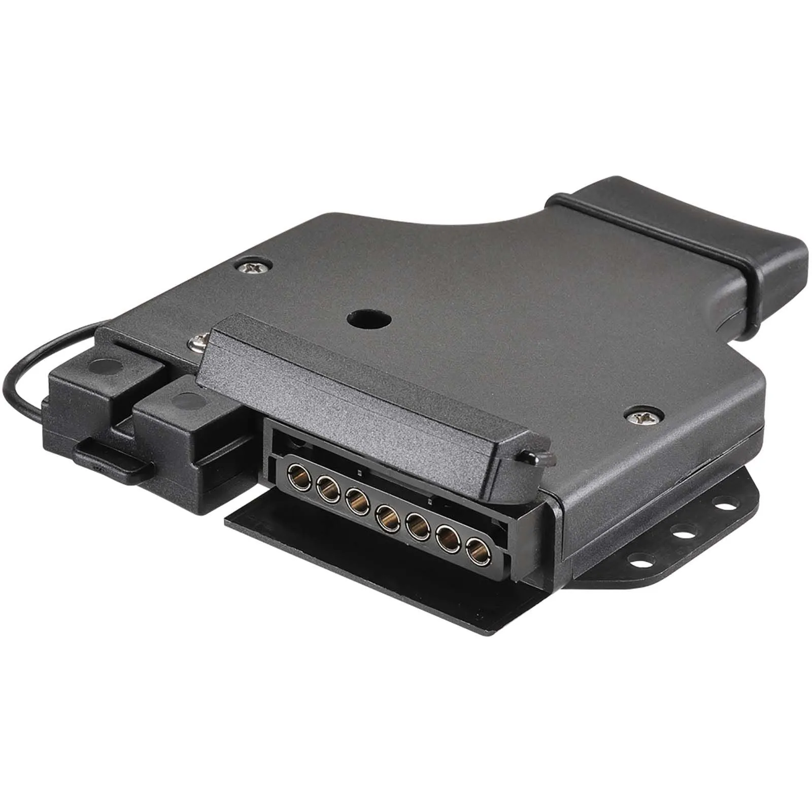 Narva 7 Pin Flat Trailer Socket With Heavy Duty Connector
