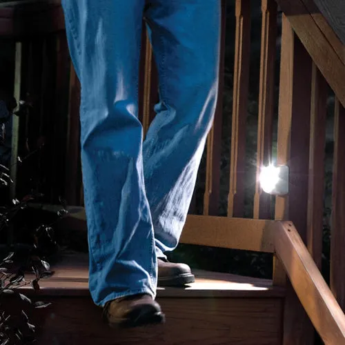 NEW Mr. Beams MB530 Stair Light Motion-Sensing Battery Powered LED White! Keep pathways, stairways and walkways safer with motion-sensor path lighting! Retails $21 
