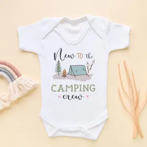 New To The Camping Crew Baby Bodysuit