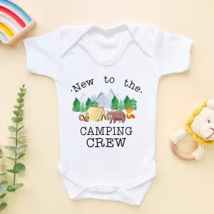 New To The Camping Crew Baby Bodysuit