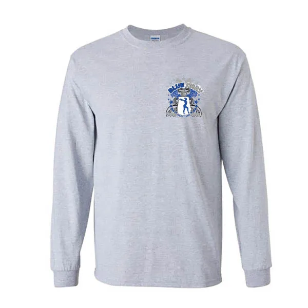 Next Level Long Sleeve Shirts Blue Gray Invitational