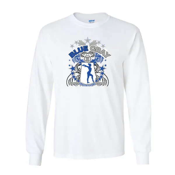 Next Level Long Sleeve Shirts Blue Gray Invitational
