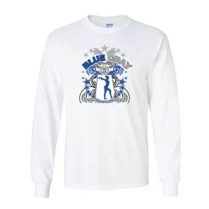 Next Level Long Sleeve Shirts Blue Gray Invitational
