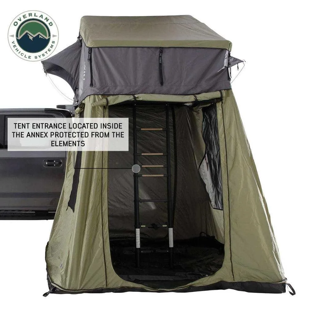 Nomadic 4 Roof Top Tent Annex Green Base With Black Floor & Travel Cover