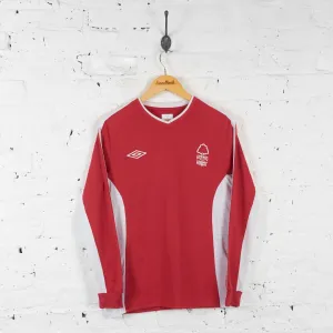 Nottingham Forest Umbro Long Sleeve Football Shirt - Red - S