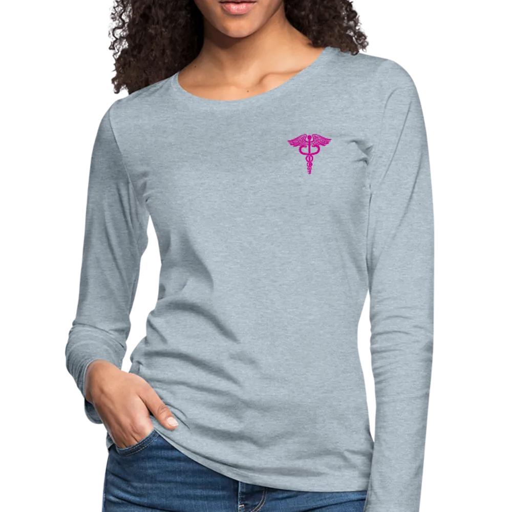 Nurse Flag Women's Premium Long Sleeve T-Shirt (CK1670) Updated 