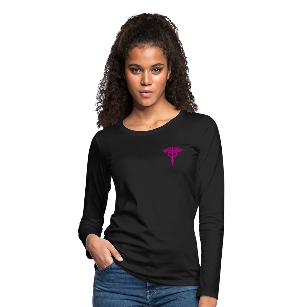 Nurse Flag Women's Premium Long Sleeve T-Shirt (CK1670) Updated 
