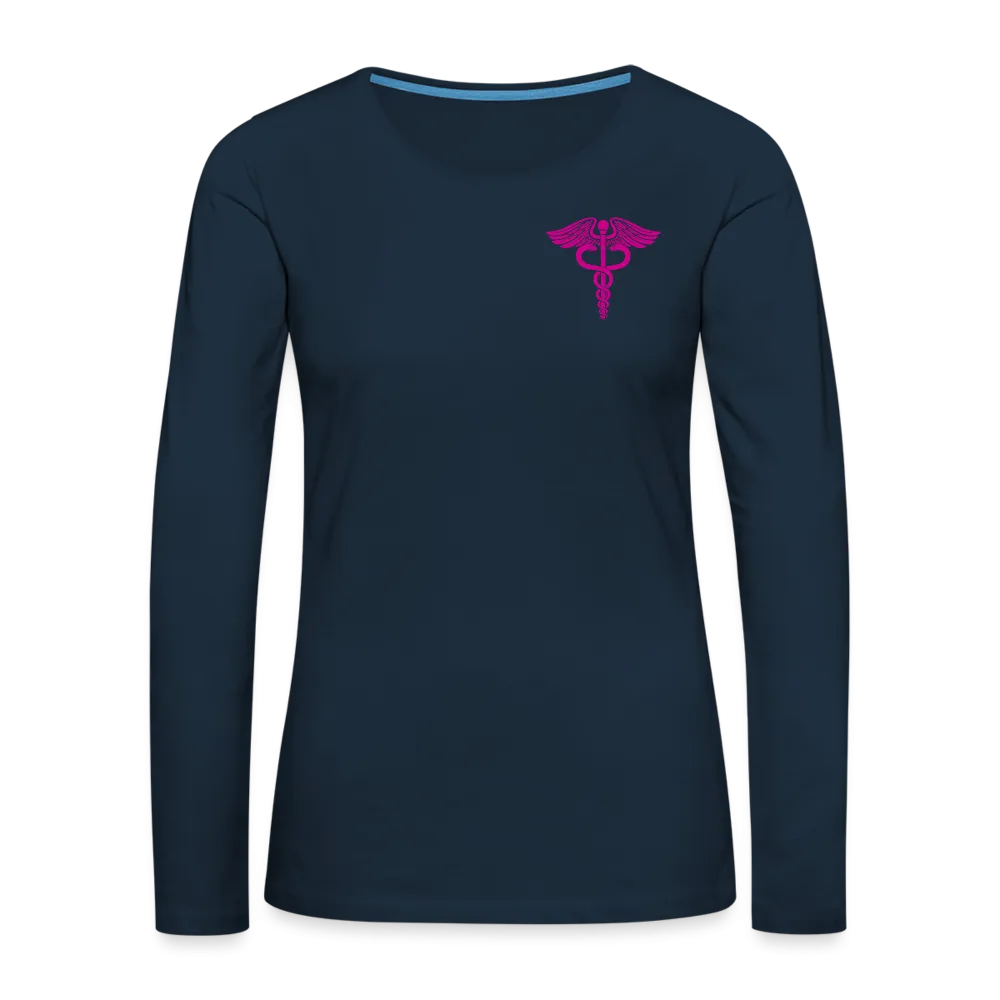Nurse Flag Women's Premium Long Sleeve T-Shirt (CK1670) Updated 