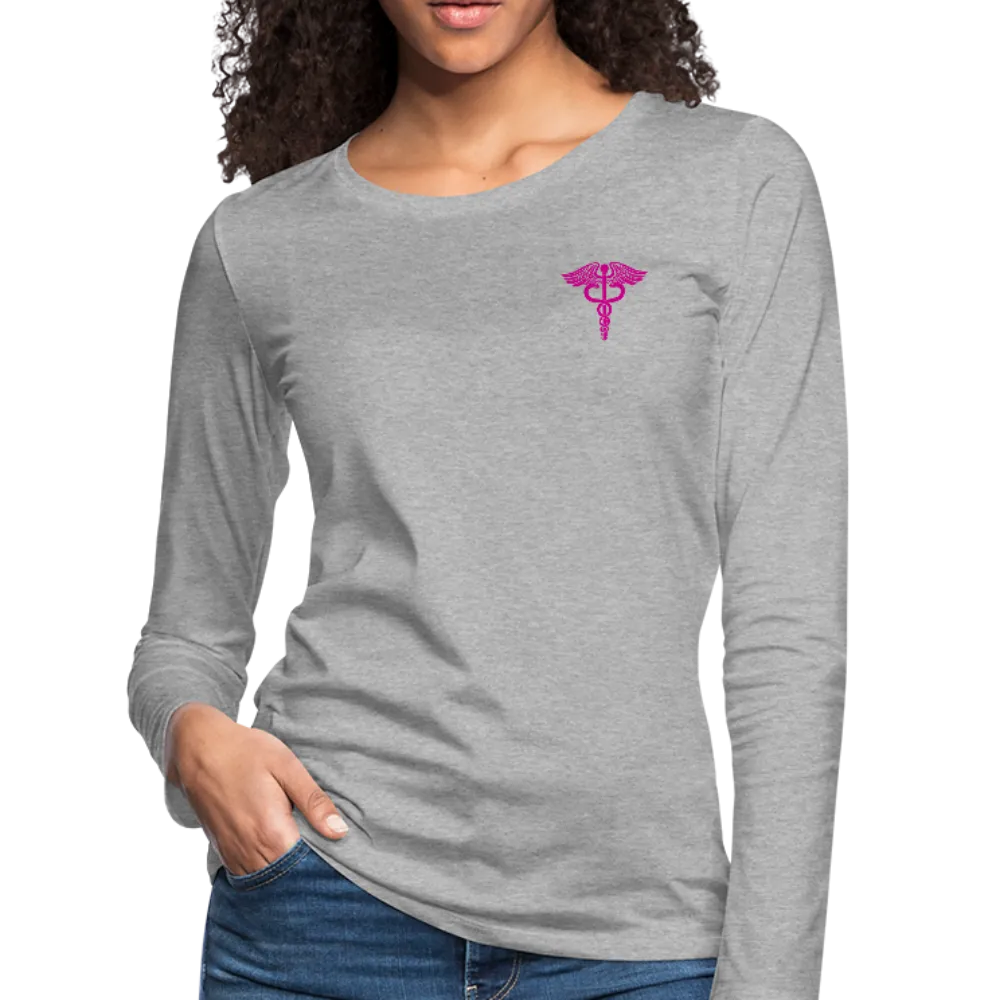 Nurse Flag Women's Premium Long Sleeve T-Shirt (CK1670) Updated 