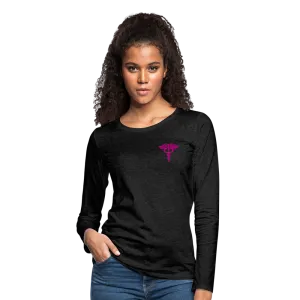 Nurse Flag Women's Premium Long Sleeve T-Shirt (CK1670) Updated 