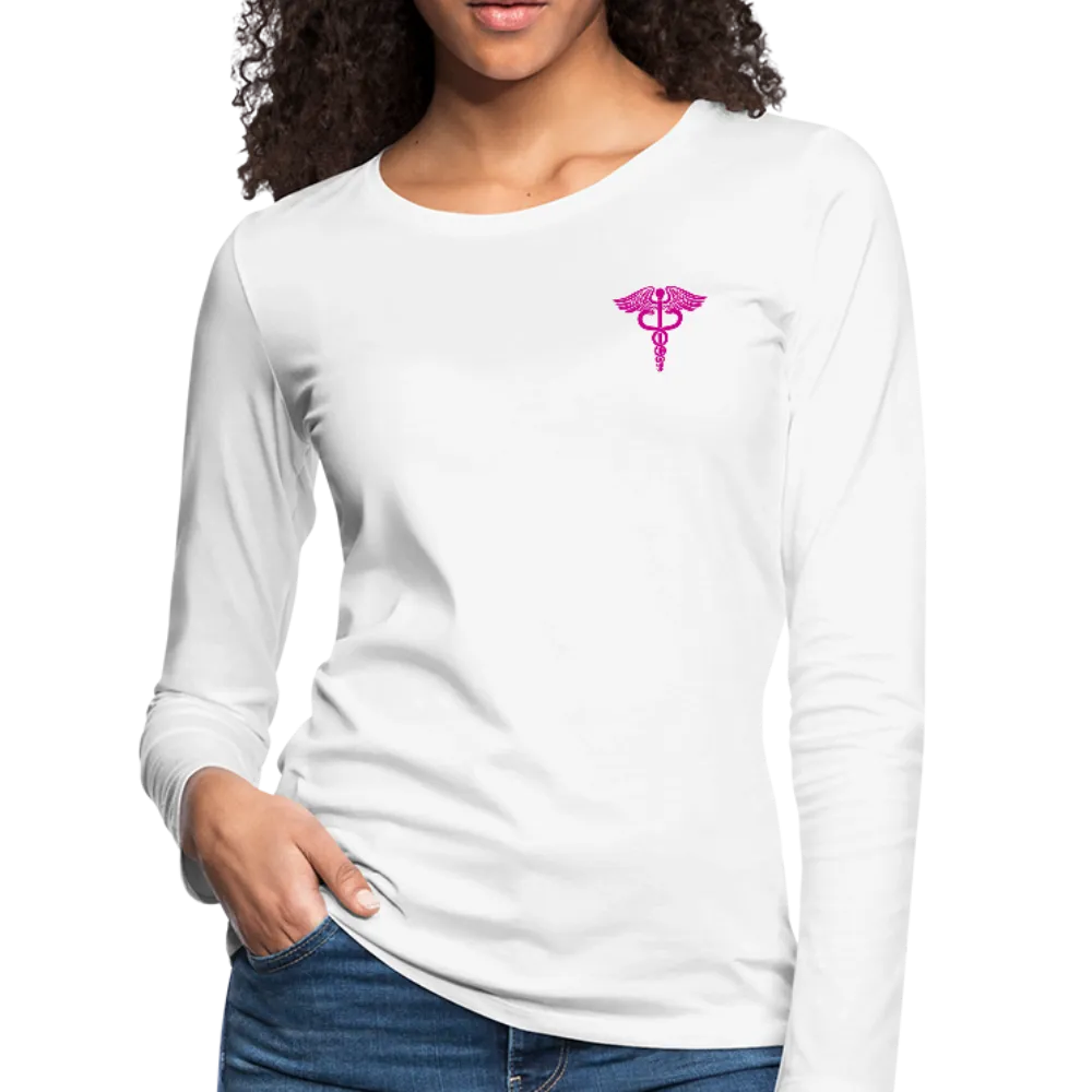 Nurse Flag Women's Premium Long Sleeve T-Shirt (CK1670) Updated 