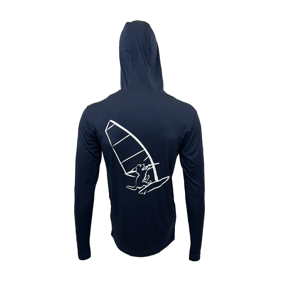 ODYwind Men's Hooded Long Sleeve Sun Shirt