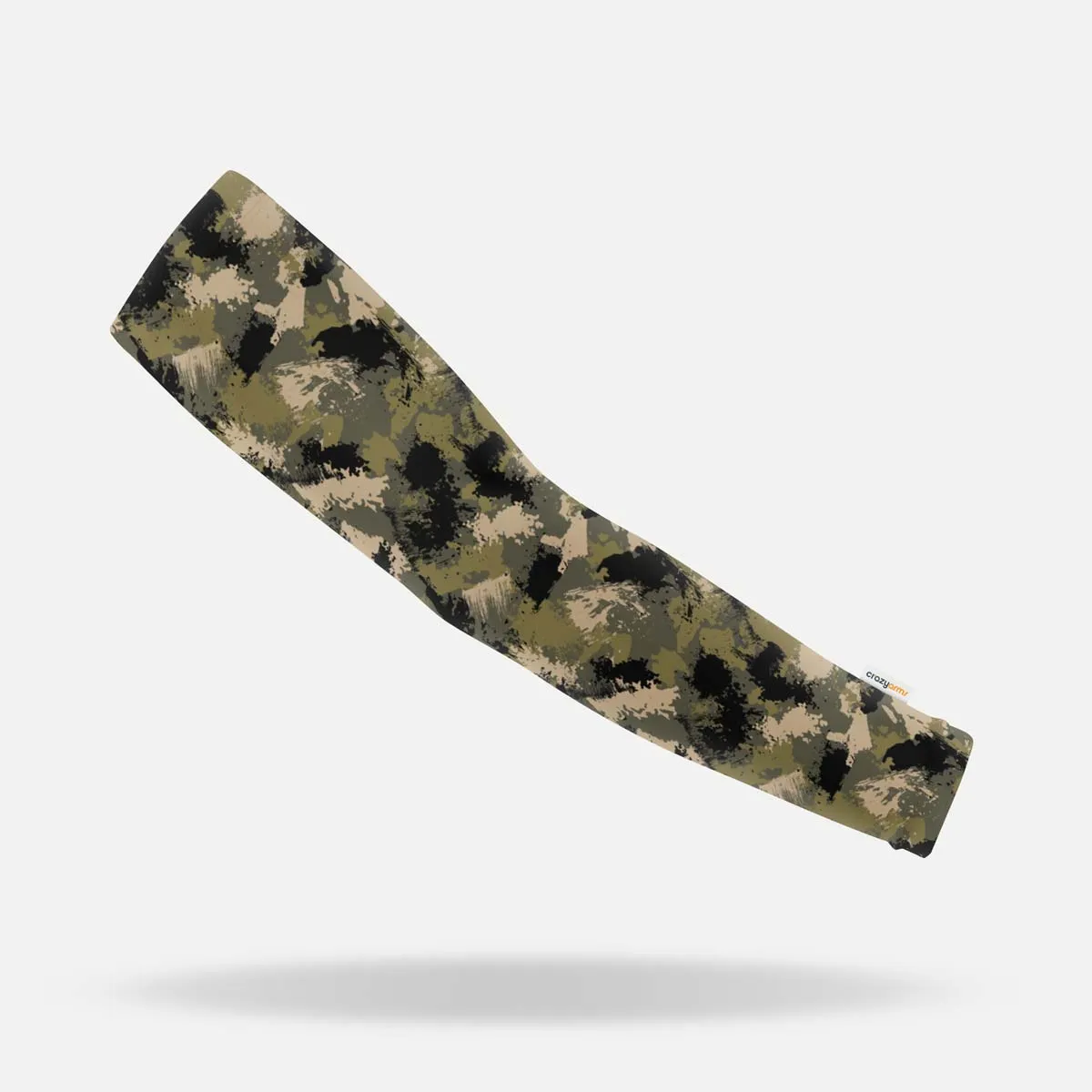 Olive Camo Kids Arm Sleeves