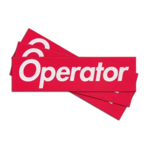 Operator Sticker