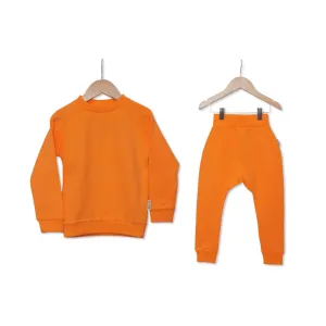 Orange Sweatshirt and Joggers Co-Ord Set
