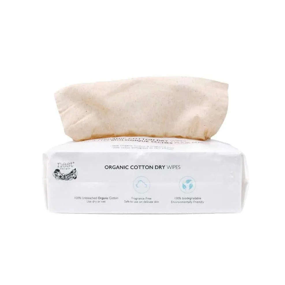 Organic Cotton Dry Baby Wipes