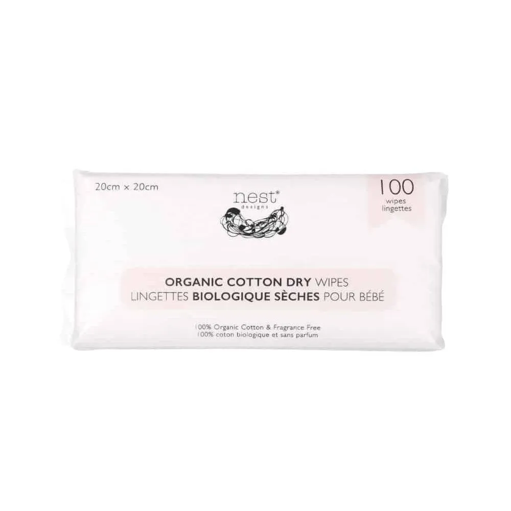 Organic Cotton Dry Baby Wipes
