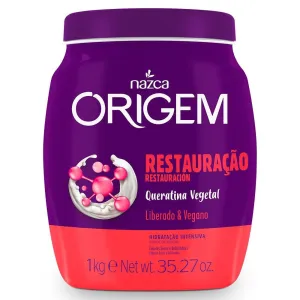 Origem Moisturizing Restore Vegan Vegetable Keratin Hair Mask 1kg - Nazca