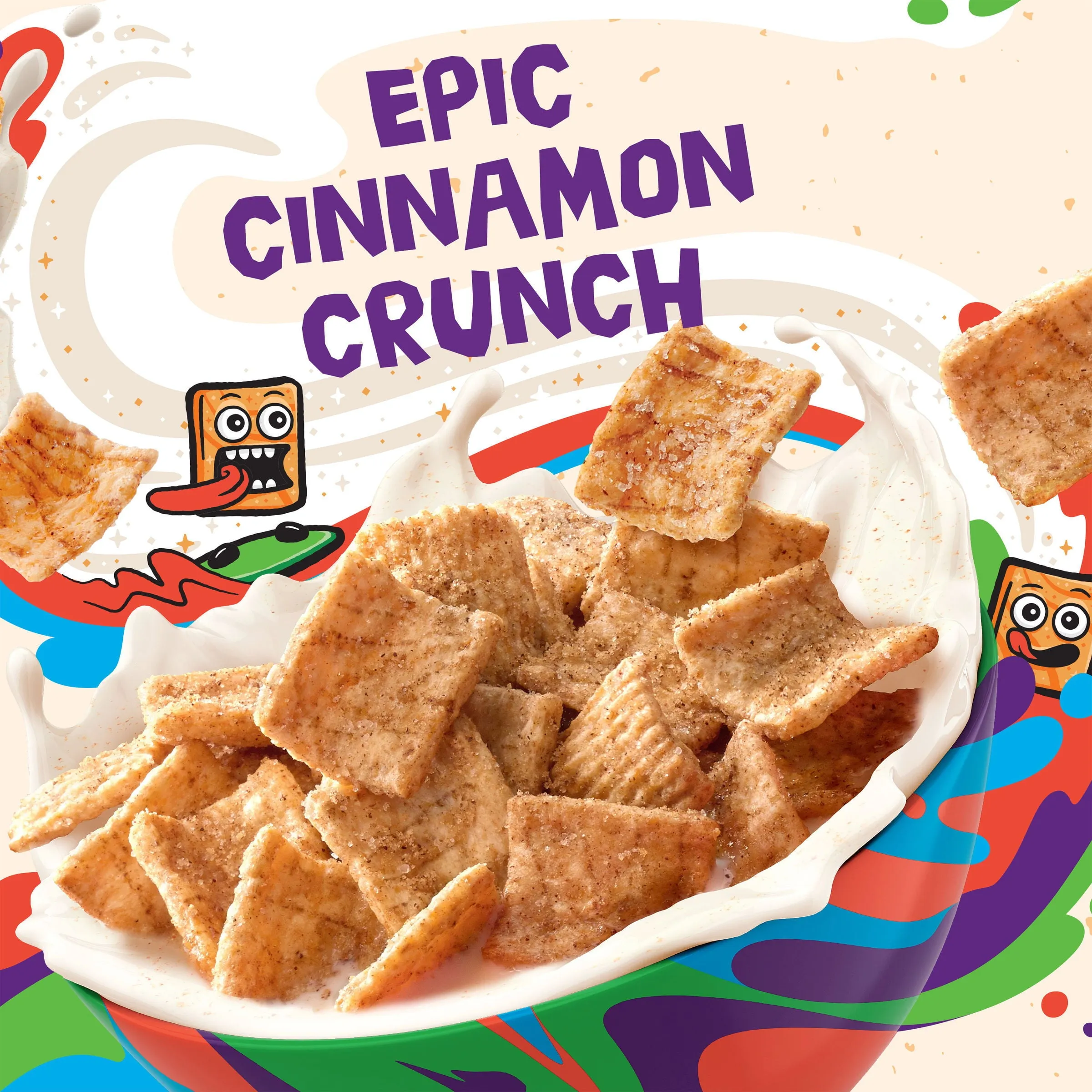 Original Cinnamon Toast Crunch Breakfast Cereal, 18.8 OZ Family Size Cereal Box