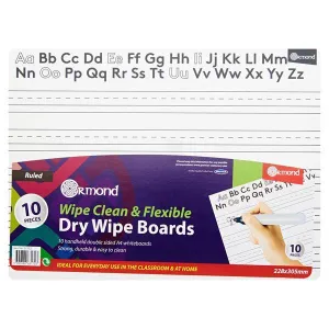 Ormond Dry Erase Boards Set Of 10 - Letter