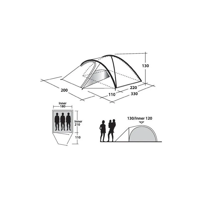 Outwell - Tent Cloud 3