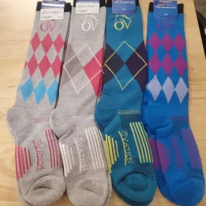 Ovation Dry-Te Harlequin Knee High Riding Socks