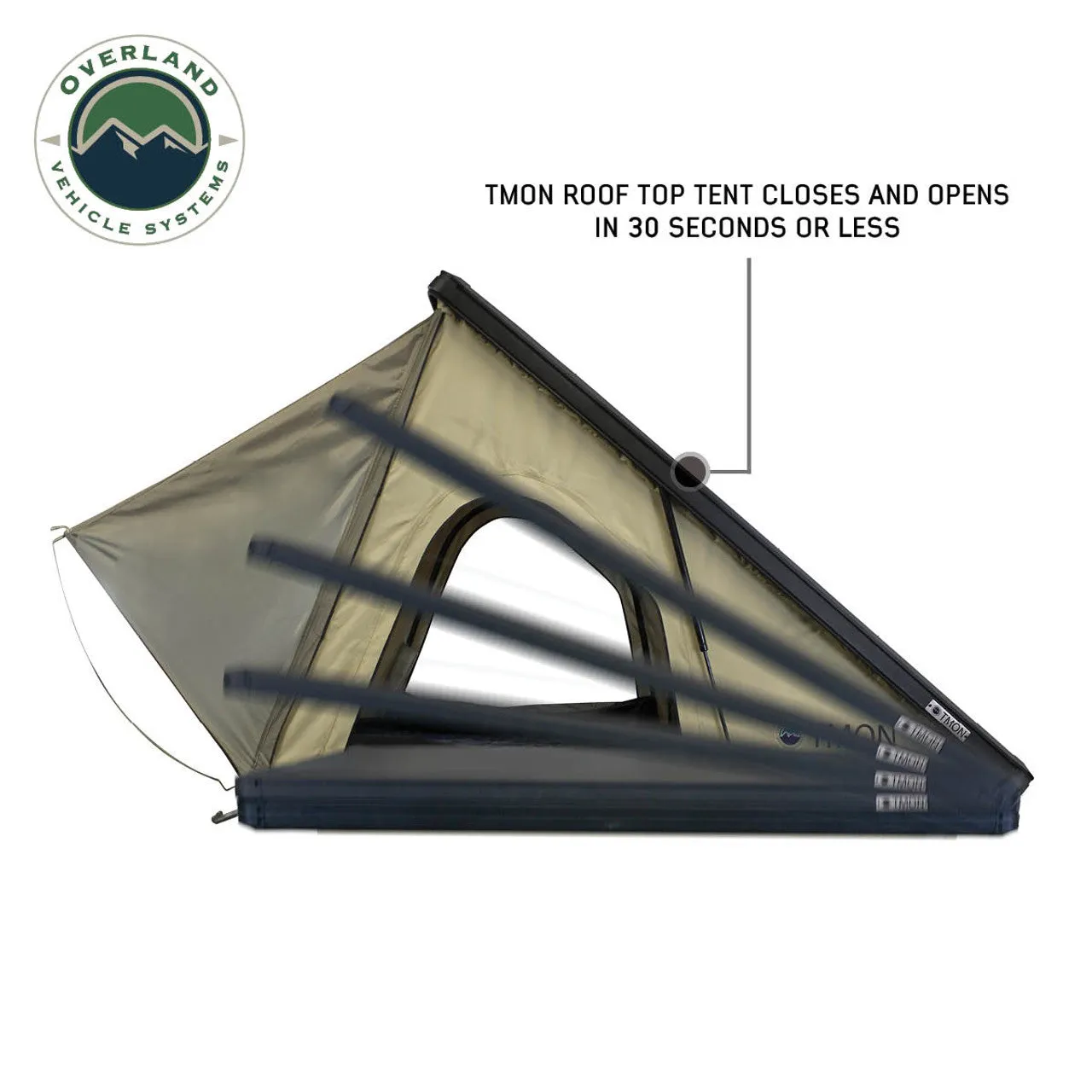 OVS TMON Clamshell Aluminum Hard Shell Roof Top Tent