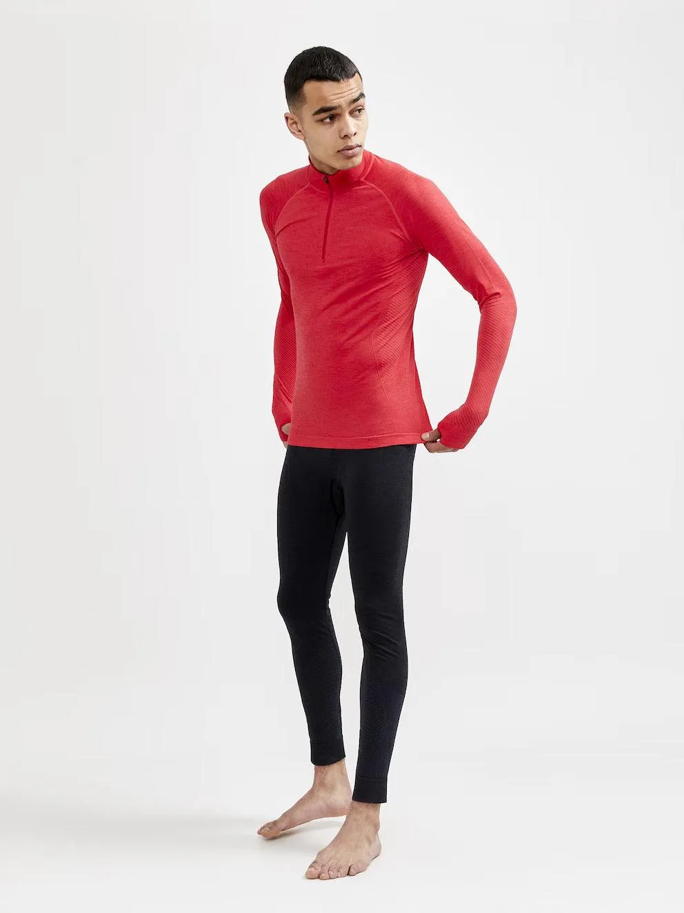 PANTALONI TERMICI CRAFT UOMO CORE DRY ACTIVE COMFORT NERI