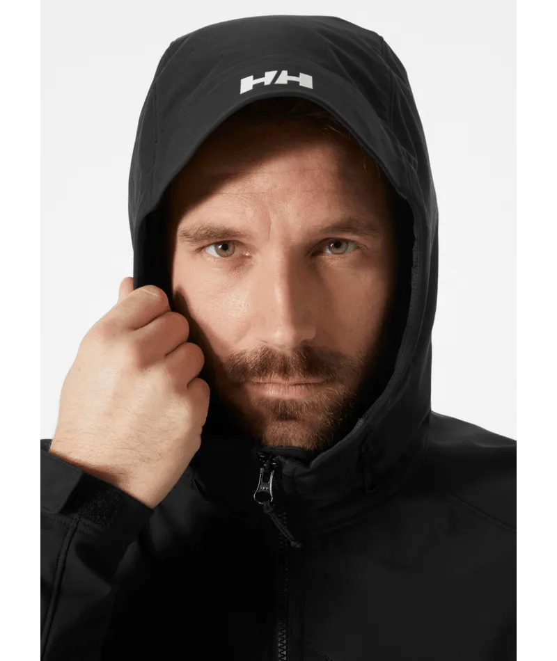 PARAMOUNT HOODED SOFTSHELL JACKET - BLACK