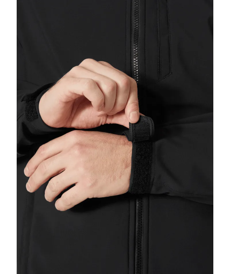PARAMOUNT HOODED SOFTSHELL JACKET - BLACK