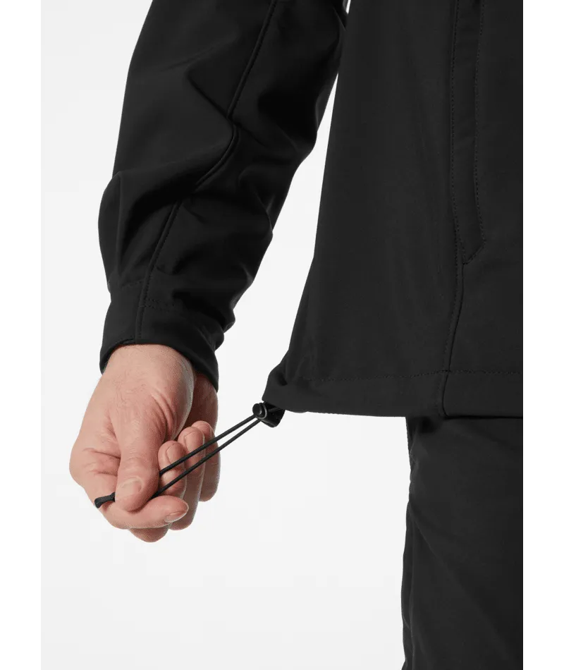 PARAMOUNT HOODED SOFTSHELL JACKET - BLACK