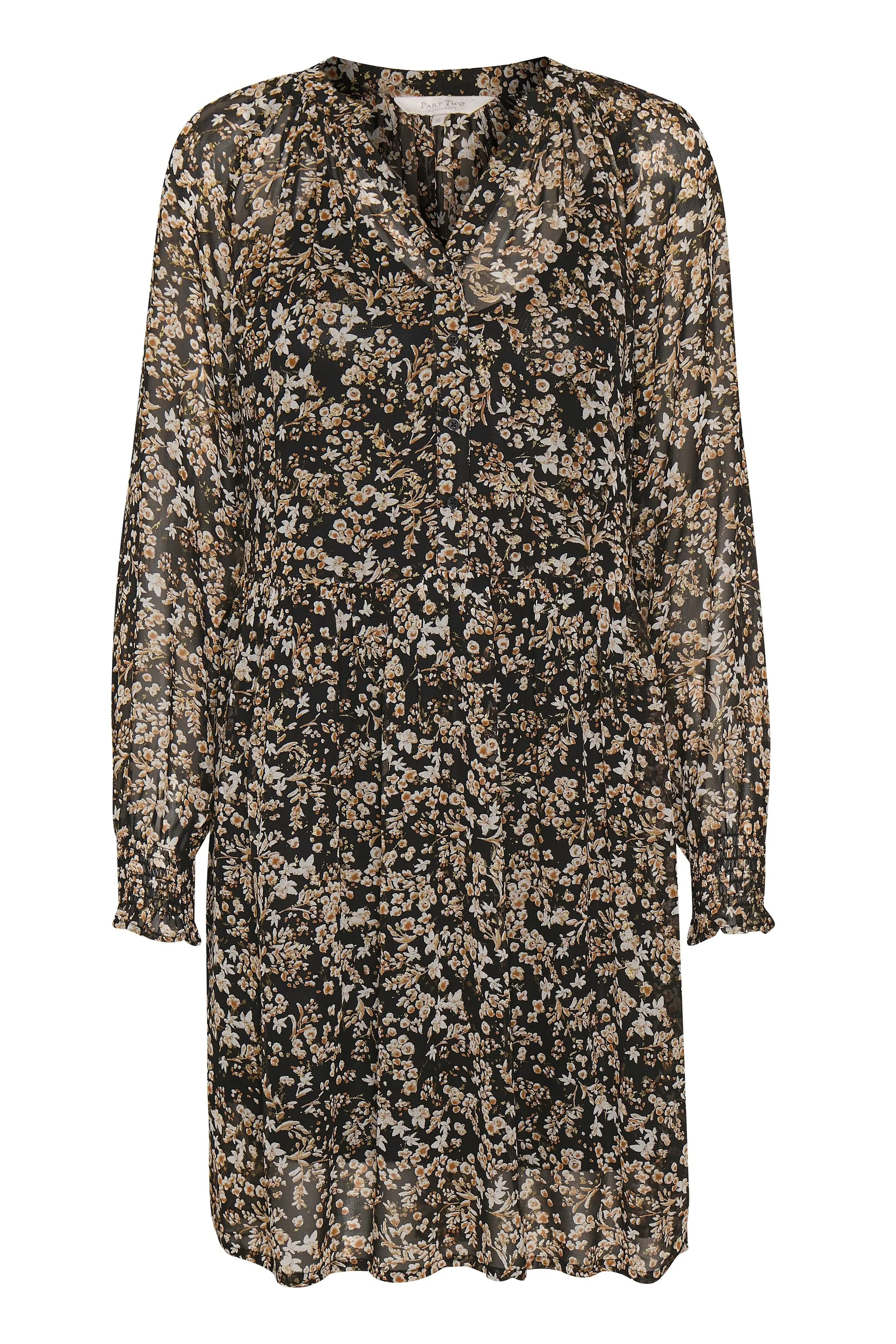 Part Two Franja Dress (Winterberry Print)