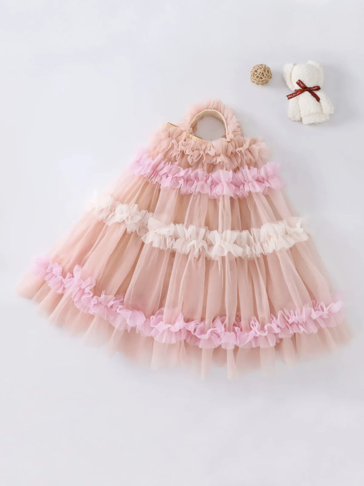 Pastel Ruffle Charm Tutu Dress