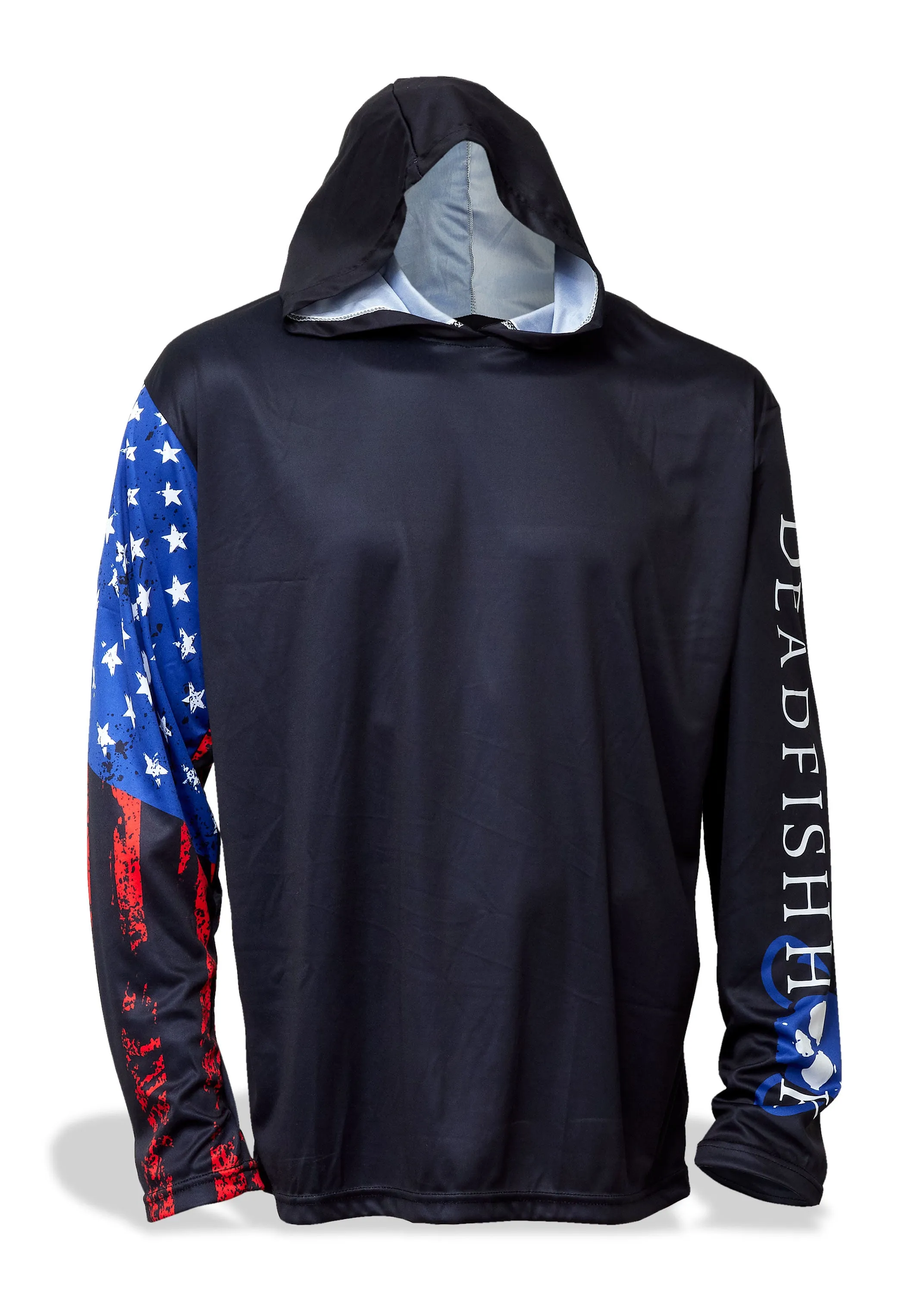 Patriotic Flag Sleeve Hoodie