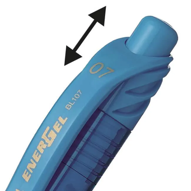 Pentel - Energel-x - 0.7mm Gel Retractable Pen - Blue