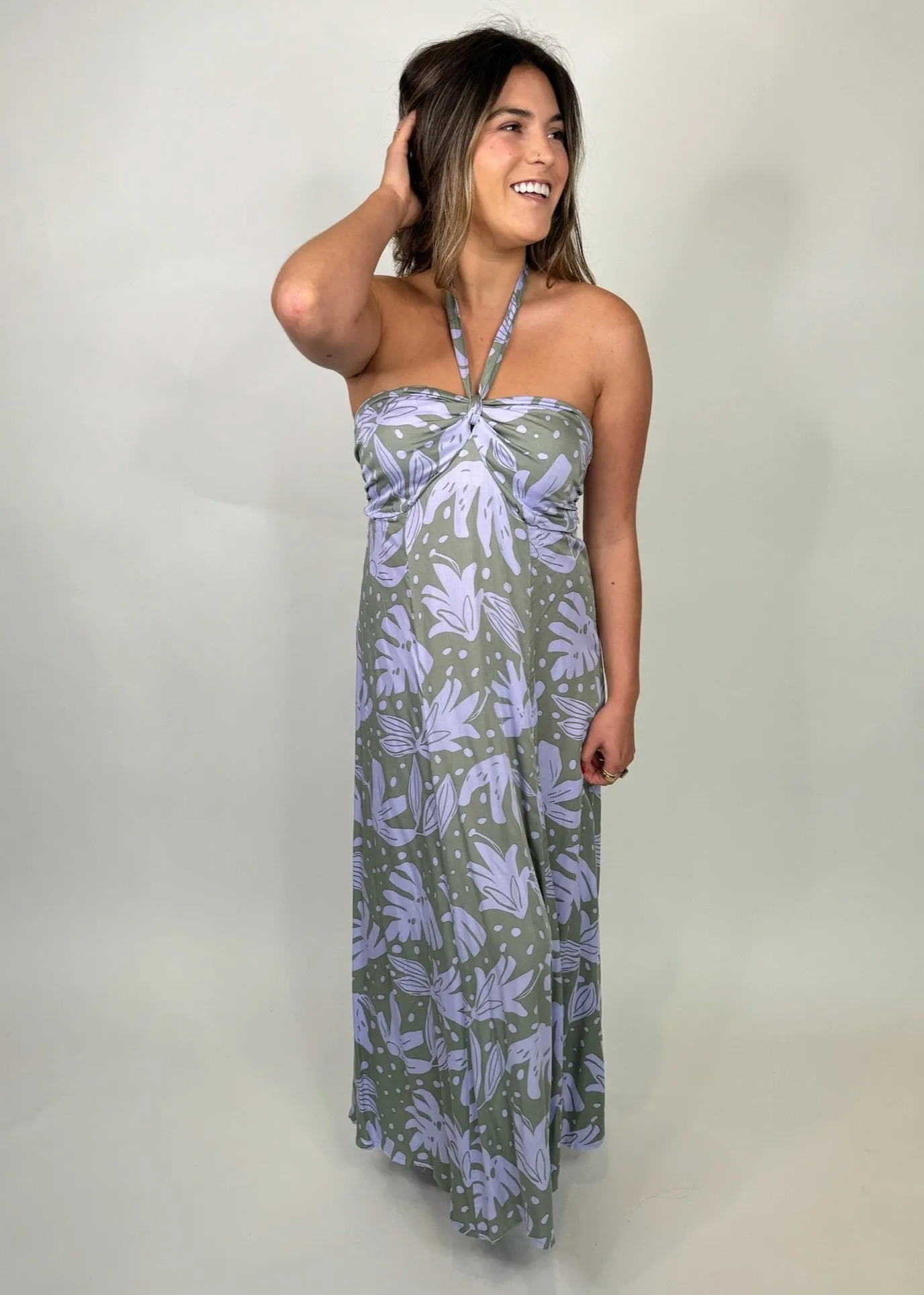 Phie Tropicana Cassia Maxi Sage