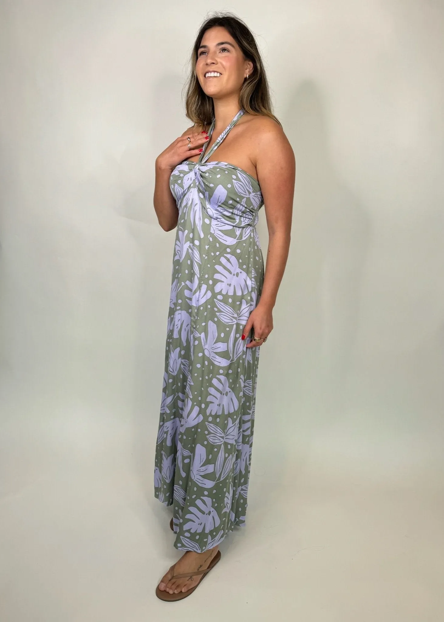 Phie Tropicana Cassia Maxi Sage