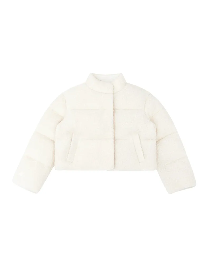PIV'VEE Boucle Puffer Jacket - Sand Beige
