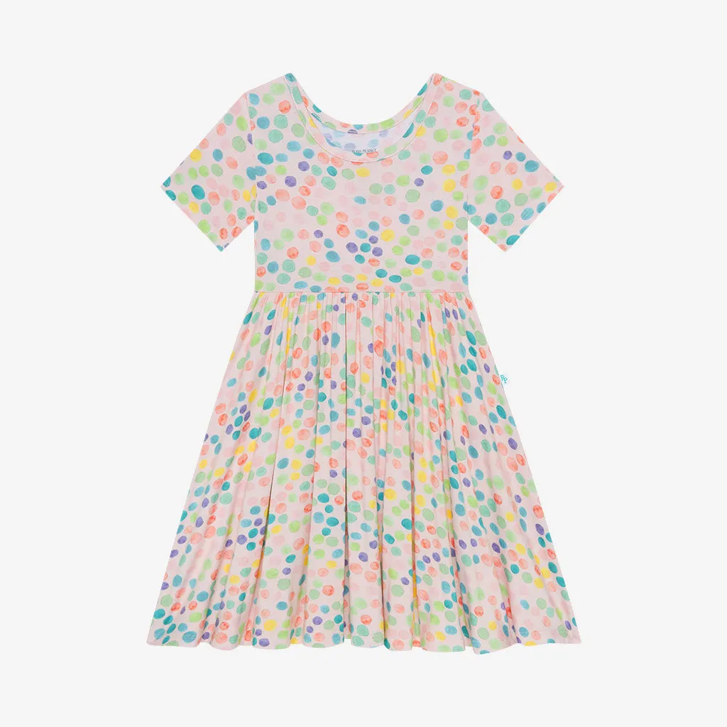 Posh Peanut Estelle S/S Basic Twirl Dress