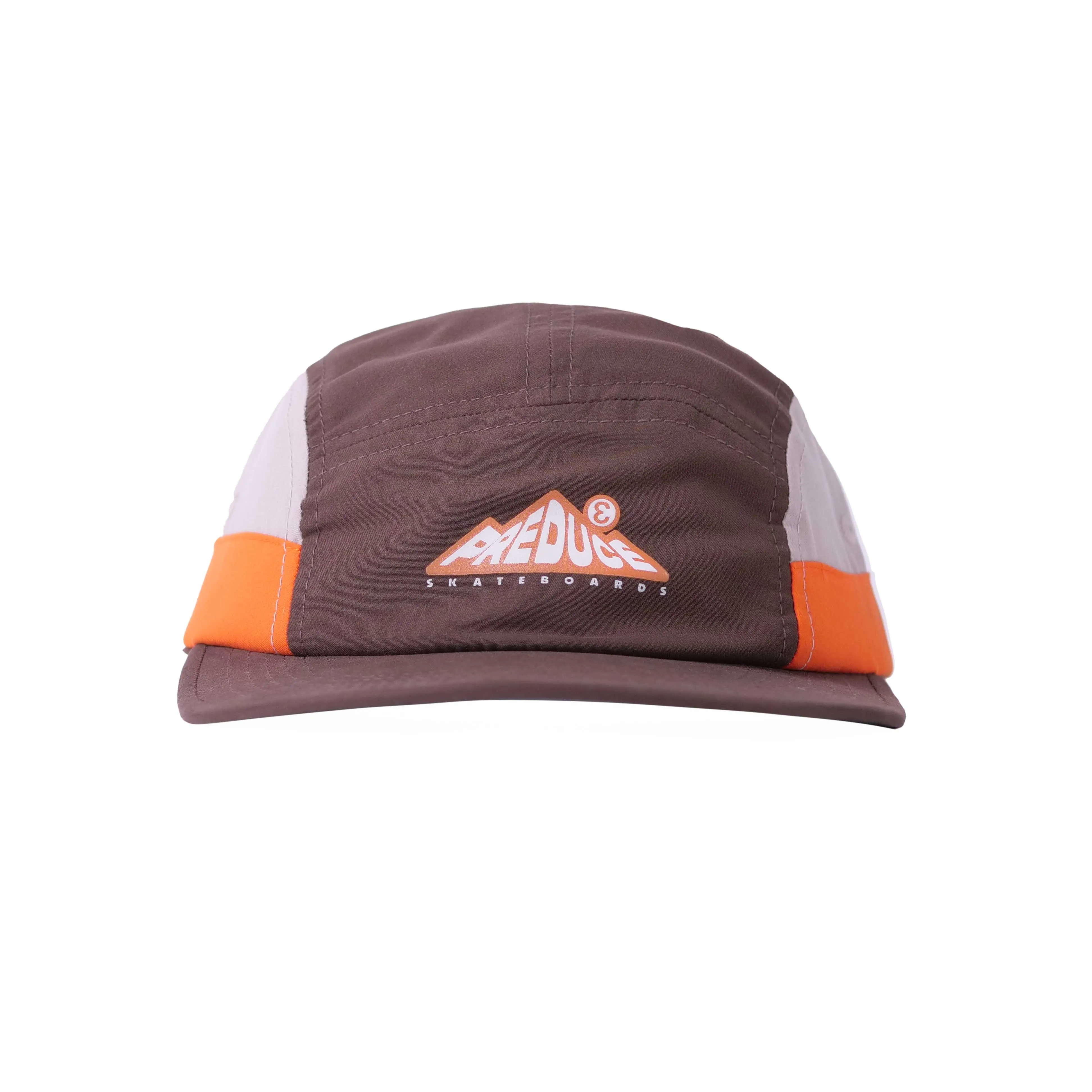 Preduce Camping Racer Hat Chocolate/Orange/White
