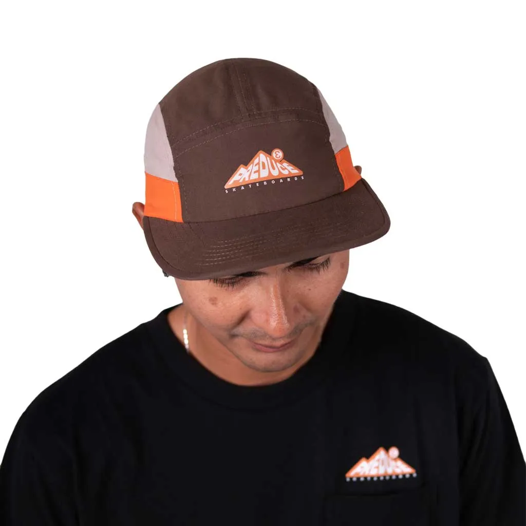 Preduce Camping Racer Hat Chocolate/Orange/White
