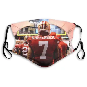 Print Dust Masks Personalized #7 Colin Kaepernick Mask Kids San Francisco 49ers