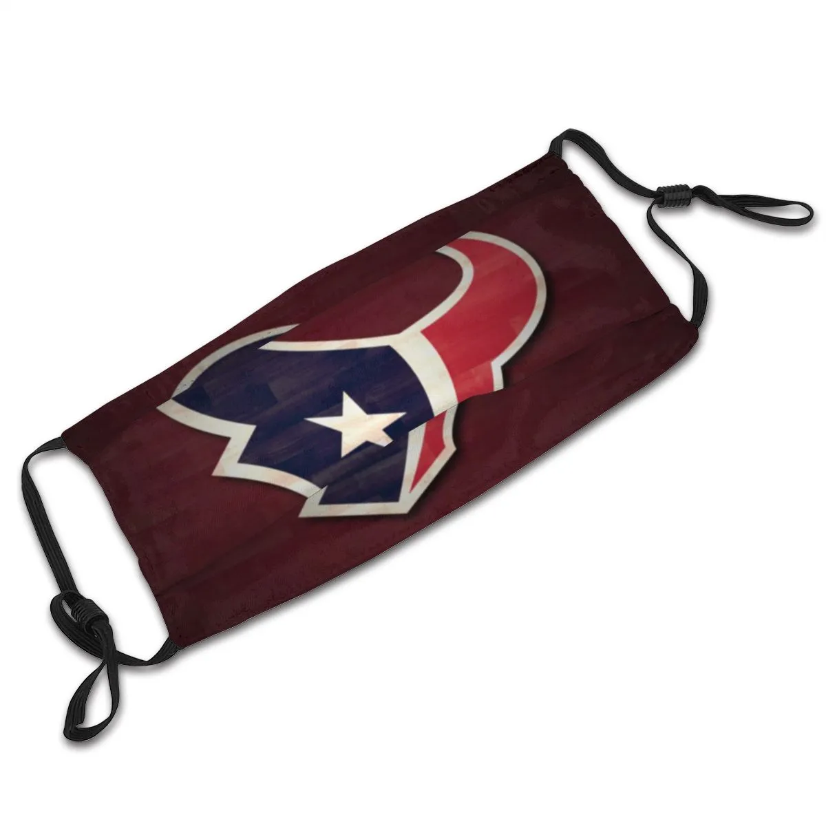 Print Football Personalized Houston Texans 1 Dust Face Mask With Filters PM 2.5