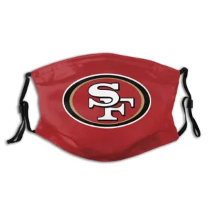Print Football Personalized San Francisco 49ers Dust Mask With Filters 2.5 PM