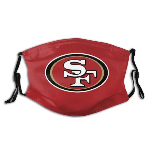 Print Football Personalized San Francisco 49ers Dust Mask With Filters 2.5 PM